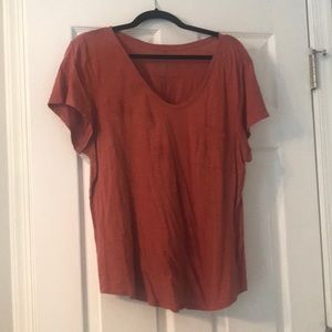 Burnt orange Tee